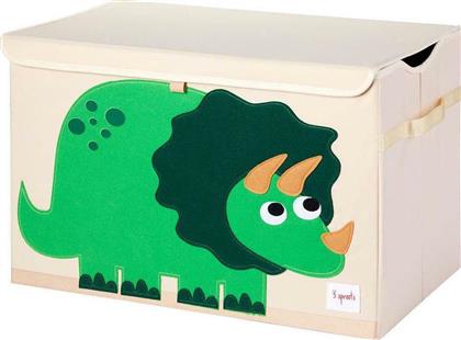 3 Sprouts Πτυσσόμενο Παιδικό Κουτί Αποθήκευσης από Ύφασμα Dino Πράσινο 61x37x38cm από το Plus4u