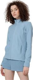 4F Γυναικεία Ζακέτα με Φερμουάρ σε Γαλάζιο Χρώμα από το MybrandShoes