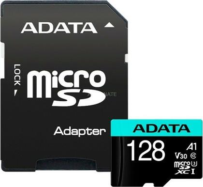 Adata Premier Pro SDXC 128GB Class 10 U3 V30 A2 UHS-I με αντάπτορα