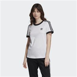 Adidas 3 Stripes Γυναικείο Αθλητικό T-shirt Λευκό