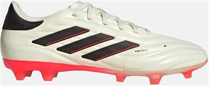 Adidas Copa Pure II Pro FG Χαμηλά Ποδοσφαιρικά Παπούτσια με Τάπες Ivory / Core Black / Solar Red