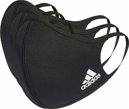 Adidas Μάσκα Προστασίας Υφασμάτινη M/L σε Μαύρο χρώμα H08837 3τμχ