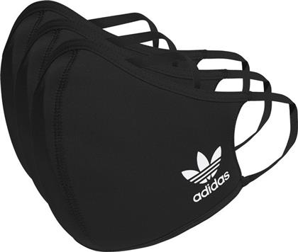 Adidas Μάσκα Προστασίας Υφασμάτινη M/L σε Μαύρο χρώμα HB7851 3τμχ από το Sneaker10
