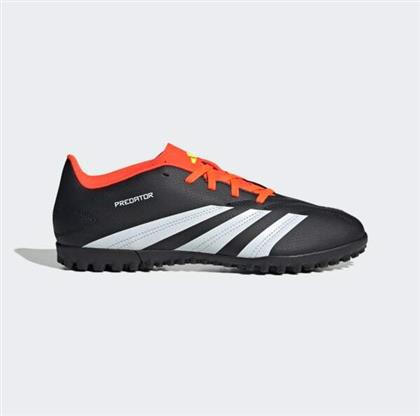 Adidas Predator Club TF Χαμηλά Ποδοσφαιρικά Παπούτσια με Σχάρα Core Black / Cloud White / Solar Red από το Zakcret Sports