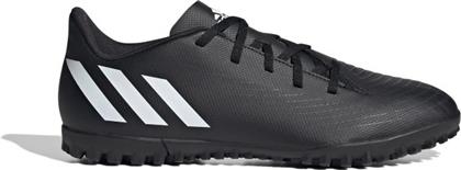 Adidas Predator Edge.4 TF Χαμηλά Ποδοσφαιρικά Παπούτσια με Σχάρα Core Black / Cloud White / Vivid Red από το Cosmos Sport