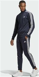 Adidas Primegreen Essentials 3-Stripes Σετ Φόρμας Legend Ink / White από το Cosmos Sport