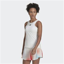 Adidas Tennis Αμάνικη Γυναικεία Αθλητική Μπλούζα Λευκή από το E-tennis