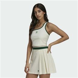 Adidas Tennis Luxe Αθλητικό Crop Top Λευκό
