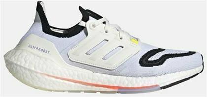 Adidas Ultraboost 22 Γυναικεία Αθλητικά Παπούτσια Running Core White / Solar Red από το Cosmos Sport