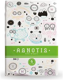 Agnotis Baby Πάνες με Αυτοκόλλητο No. 6 για 16-30kg 36τμχ Κωδικός: 35031327 από το e-Fresh