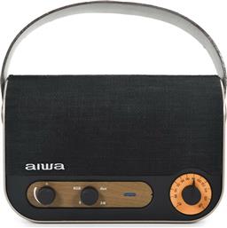 Aiwa RBTU-600 Φορητό Ραδιόφωνο Επαναφορτιζόμενο με Bluetooth και USB Μαύρο