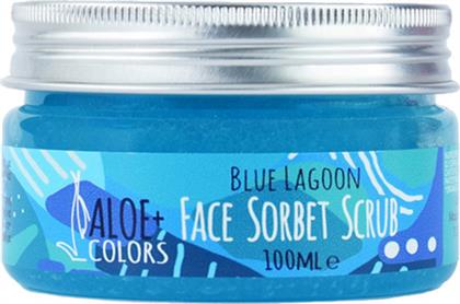 Aloe Colors Sorbet Blue Lagoon Scrub για Προσώπο & Σώμα σε Gel 100ml από το Pharm24