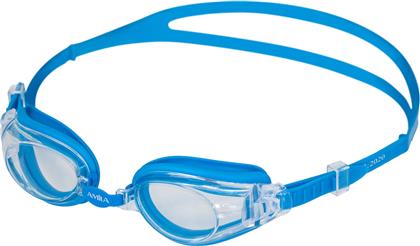 Amila KOR-60AF Γυαλιά Κολύμβησης Ενηλίκων με Αντιθαμβωτικούς Φακούς Μπλε