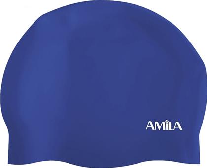 Amila Σκουφάκι Κολύμβησης Ενηλίκων από Σιλικόνη Μπλε από το Esmarket