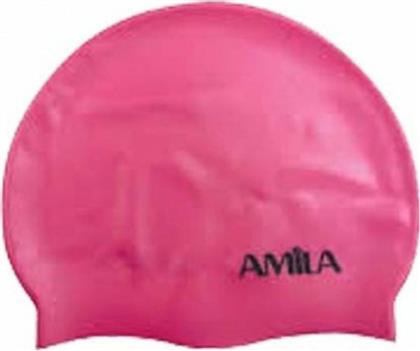 Amila Σκουφάκι Κολύμβησης Ενηλίκων από Σιλικόνη Ροζ από το Outletcenter