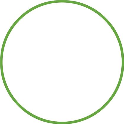 Amila Στεφάνι Ρυθμικής με Διάμετρο 60cm Πράσινο από το Public
