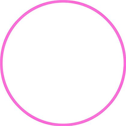 Amila Στεφάνι Ρυθμικής με Διάμετρο 60cm Ροζ