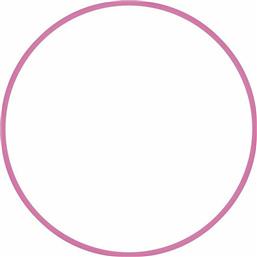Amila Στεφάνι Ρυθμικής με Διάμετρο 70cm Ροζ