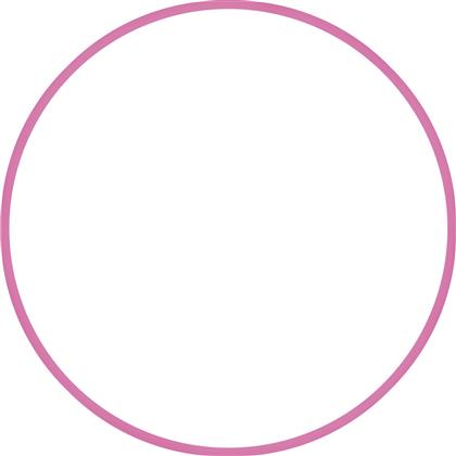 Amila Στεφάνι Ρυθμικής με Διάμετρο 80cm Ροζ από το Public