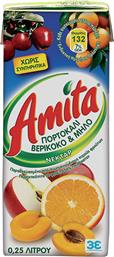 Amita Νέκταρ Πορτοκάλι Μήλο Βερίκοκο 250ml