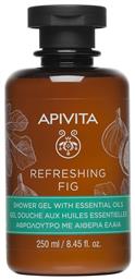 Apivita Refreshing Fig Αφρόλουτρο σε Gel με Αιθέρια Έλαια 250ml
