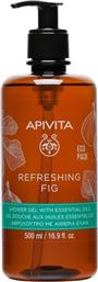 Apivita Refreshing Fig Αφρόλουτρο σε Gel με Αιθέρια Έλαια 500ml