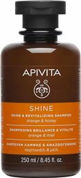 Apivita Shine & Revitalizing Shampoo with Orange & Honey 250ml από το Pharm24