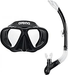 Arena Μάσκα Θαλάσσης Σιλικόνης με Αναπνευστήρα Premium Snorkeling JR από το Sportcafe