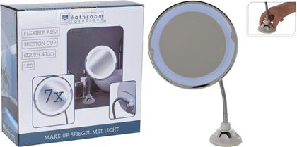 ArteLibre Καθρέπτης Μακιγιάζ Επιτραπέζιος με Φως Γκρι από το Esmarket