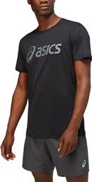 ASICS Core Ανδρικό Αθλητικό T-shirt Κοντομάνικο Μαύρο από το SportsFactory