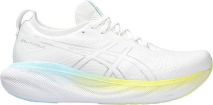 ASICS Gel Nimbus 25 Γυναικεία Αθλητικά Παπούτσια Running Λευκά από το Plus4u