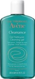Avene Gel κατά της Ακμής Cleanance Oily Blemish Prone Skin για Λιπαρές Επιδερμίδες 200ml από το Pharm24