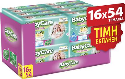 BabyCare Bath Fresh Μωρομάντηλα 16x54τμχ