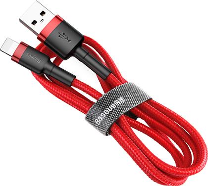 Baseus Cafule Braided USB to Lightning Cable Κόκκινο 1m (CALKLF-B09) από το Public