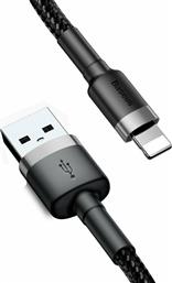 Baseus Cafule Braided USB to Lightning Cable Μαύρο 2m (CALKLF-CG1) από το e-shop