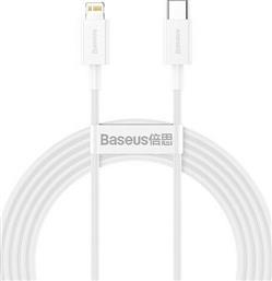 Baseus Superior USB-C to Lightning Cable 20W Λευκό 2m (CATLYS-C02) από το Public