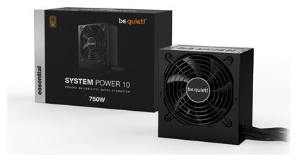 System Power 10 750W Μαύρο Τροφοδοτικό Υπολογιστή Full Wired 80 Plus Bronze Be Quiet