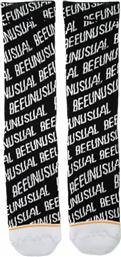 Bee. Unusual. Authentic Logo Unisex Κάλτσες με Σχέδια Μαύρες 1 Pack από το Outletcenter