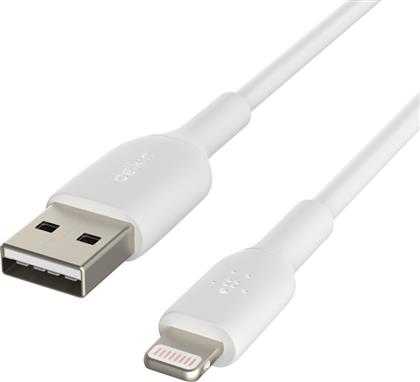 Belkin Regular USB to Lightning Cable Λευκό 2m (CAA001bt2MWH)