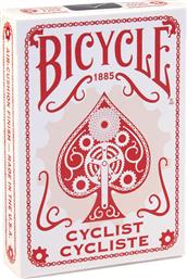 Bicycle Cyclist Τράπουλα Πλαστικοποιημένη Κόκκινη από το GreekBooks
