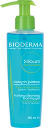 Bioderma Gel Καθαρισμού Sebium Purifying Foaming για Λιπαρές Επιδερμίδες 200ml από το Pharm24