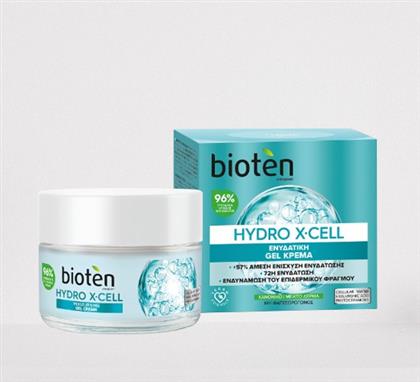 Bioten Hydro X-Cell 72ωρο Ενυδατικό Gel Προσώπου Ημέρας για Κανονικές/Μικτές Επιδερμίδες 50ml