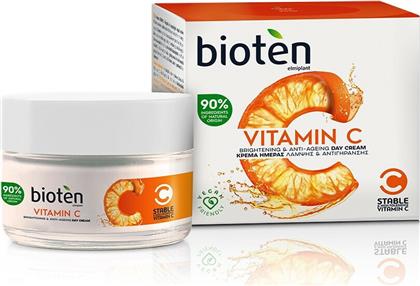 Bioten Κρέμα Προσώπου Ημέρας για Ενυδάτωση & Ατέλειες με Υαλουρονικό Οξύ & Βιταμίνη C 50ml