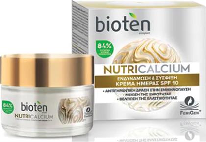 Bioten Nutricalcium Κρέμα Προσώπου Ημέρας με SPF10 για Ενυδάτωση, Αντιγήρανση & Ανάπλαση 50ml