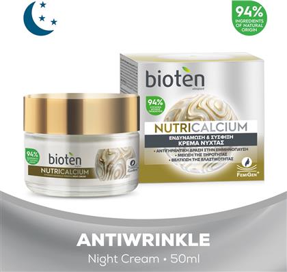 Bioten Nutricalcium Κρέμα Προσώπου Νυκτός για Αντιγήρανση & Σύσφιξη 50ml από το e-Fresh