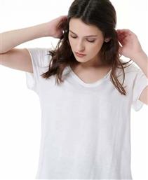 BodyTalk 1231-901628 Γυναικείο Αθλητικό T-shirt με V Λαιμόκοψη Λευκό