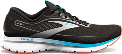 Brooks Trace 2 Ανδρικά Αθλητικά Παπούτσια Running Μαύρα από το MybrandShoes