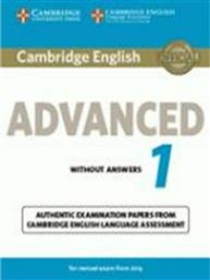 Cambridge English Advanced 1 Student 's Book Wo/a (for Revised Exam From 2015)