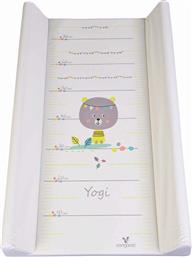 Cangaroo Σκληρή Αλλαξιέρα Yogi από Πλαστικό White 50x80cm