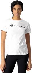 Champion Γυναικείο Αθλητικό T-shirt Λευκό